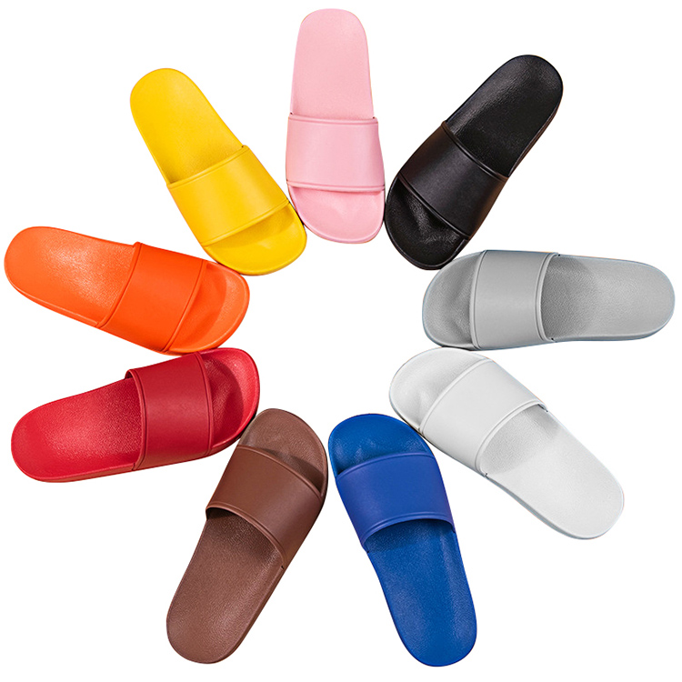 Pure color leisure slippers