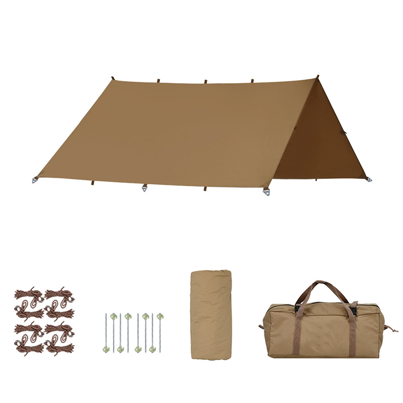 Buckle more outdoor camping cotton shade canopy awning is pr