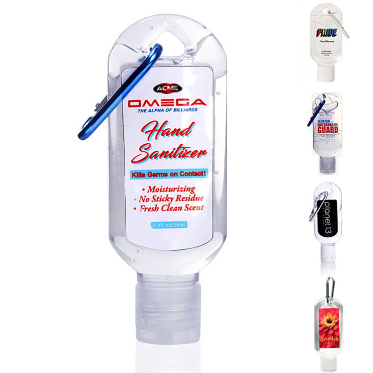 Hand Sanitizer Gel with Carabiner 52ml HQ-2975