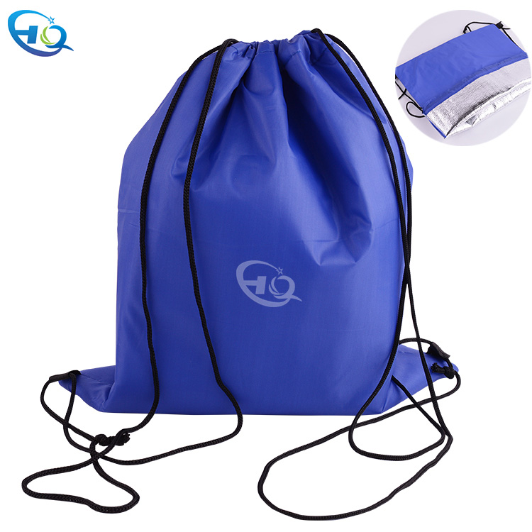 Polyester lunch insulated drawstring bag  HQ-1732