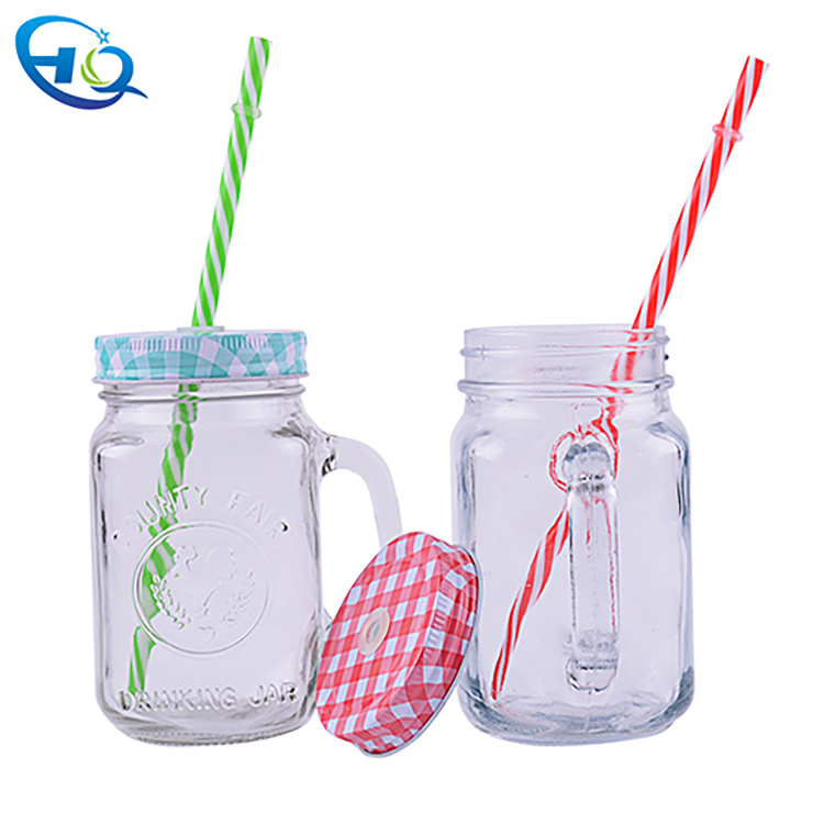 Lead-free glass straw cup