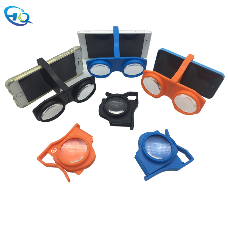 Mini portable foldable 3D VR virtual reality glasses