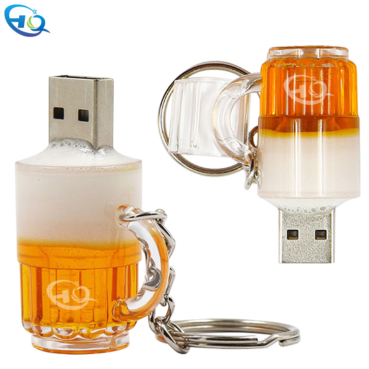 Beer glass USB flash drive