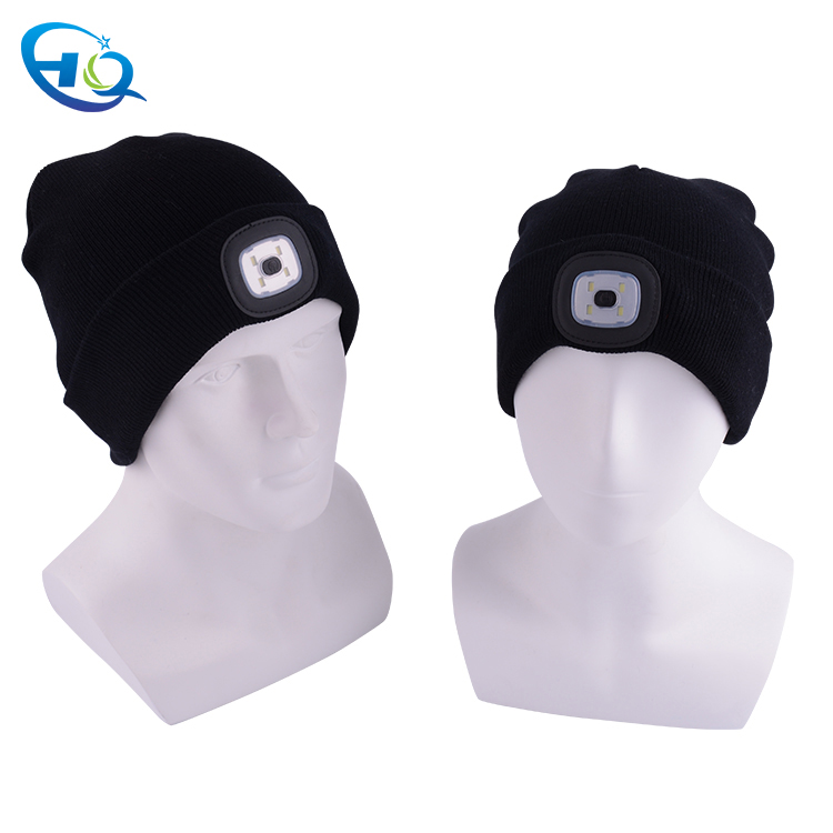 USB charging LED Knitted winter hat