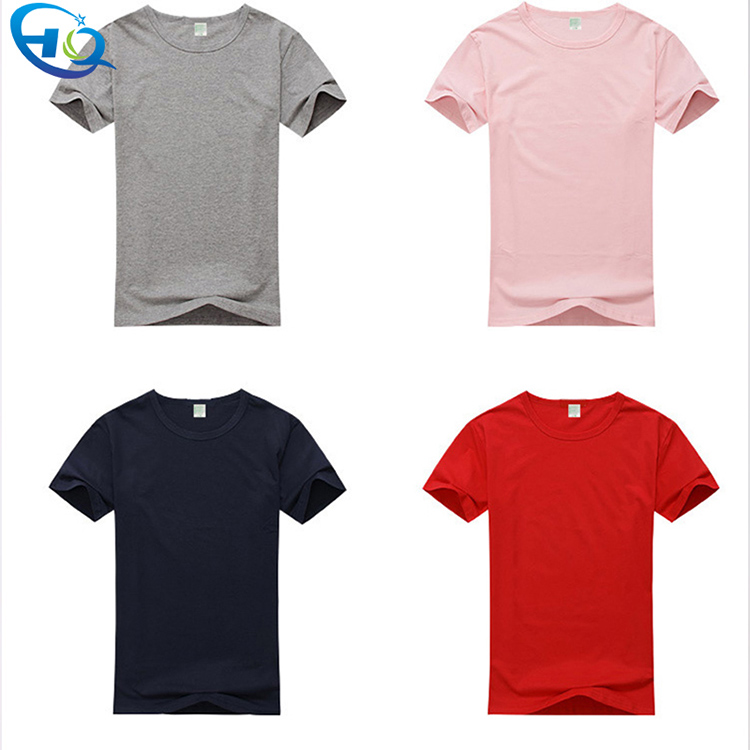 180g combed cotton short sleeve blank T-shirt