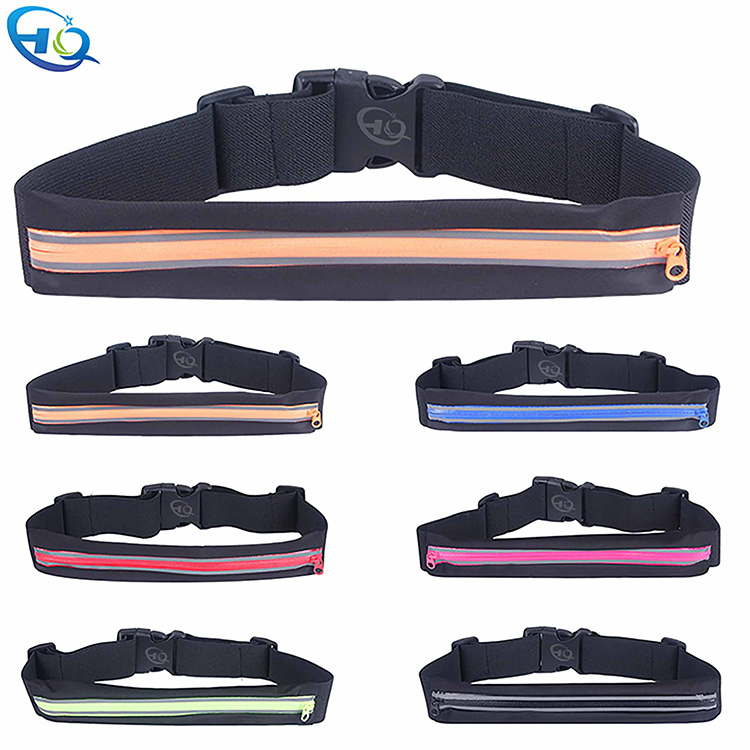 Smart belt with reflex zipper
