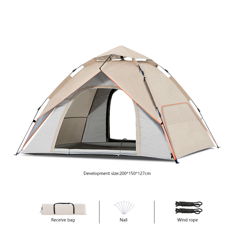 Outdoor camping tents automatic speed driving rain wild camp